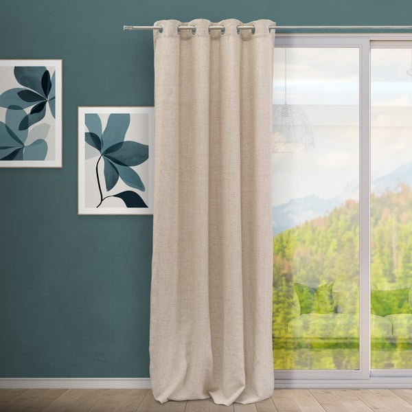 Hnedý záves 140x260 cm Cuadrille – Casa Selección-image-1