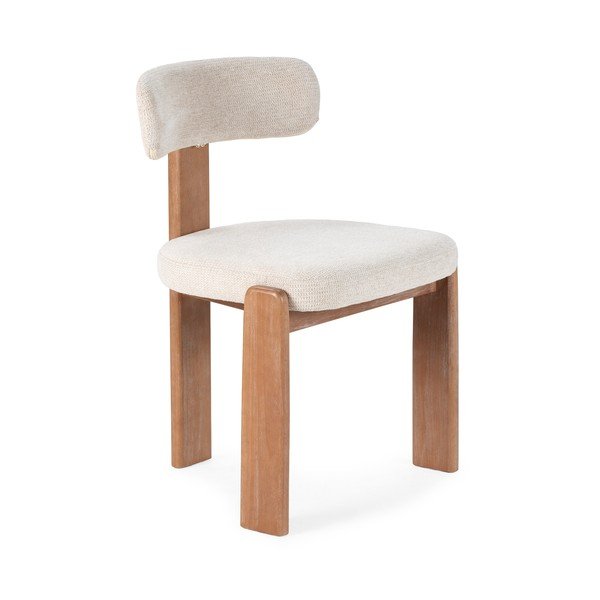 Krémovobiele čalúnené jedálenské stoličky v súprave 2 ks Nadia – MOME-image-2