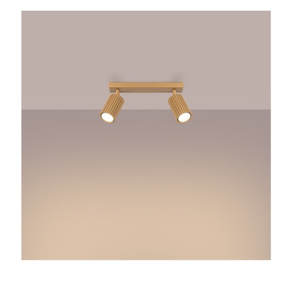 Bodové svietidlo v zlatej farbe 6,5x30 cm Gleam – Sollux-image-3
