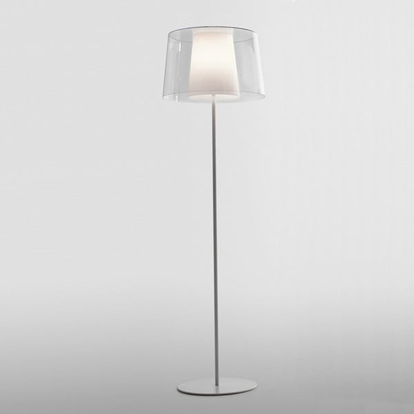 Stojacia lampa Pedrali L001ST/BA, biela transparentná