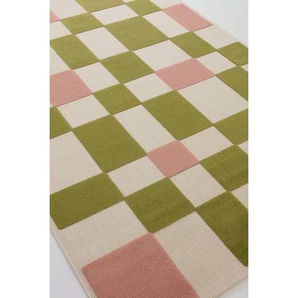 Zelený/ružový vnútorný a vonkajší koberec 160x230 cm Valma – Jotex-image-4