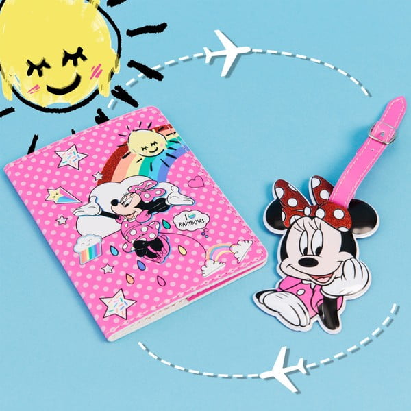 Ružový cestovný set Disney Minnie Mouse