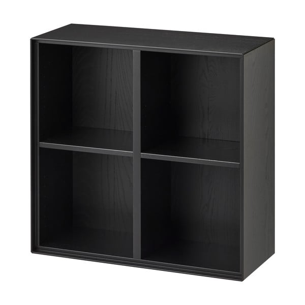 Čierna nástenná knižnica 68x68 cm Edge by Hammel – Hammel Furniture-image-2