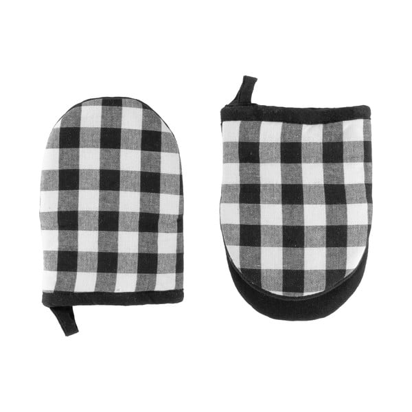 Bavlnené kuchynské rukavice v súprave 2 ks Gingham – Tiseco Home Studio