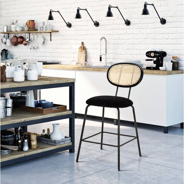 Čierna barová stolička Mauro Ferretti Osaka-image-1