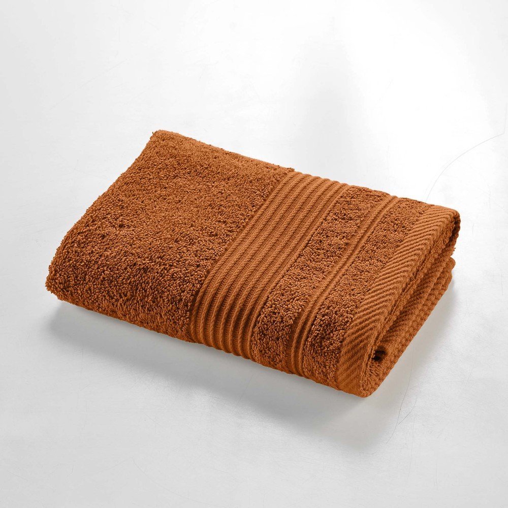 E-shop Froté bavlnený uterák v terakotovej farbe 50x90 cm Tendresse – douceur d'intérieur