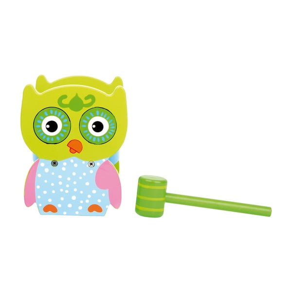 Detská drevená hra s kladivom Legler Hammer Bench Owl