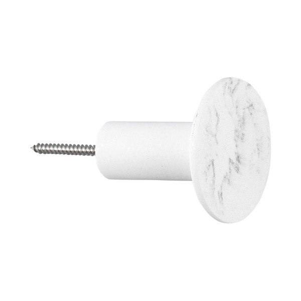 Súprava 4 bielych háčikov PT LIVING Marble-image-4
