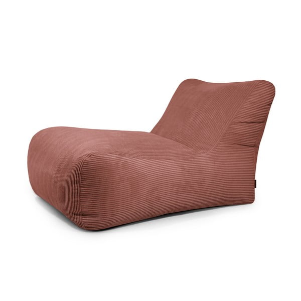 Menčestrový sedací vak v tehlovej farbe Lounge 100 – SLOWDOWN