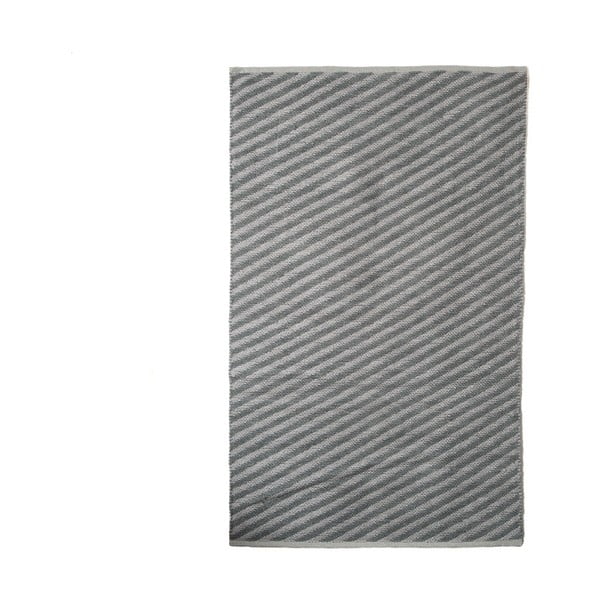 Sivý koberec TJ Serra Diagonal Dark, 120x180cm