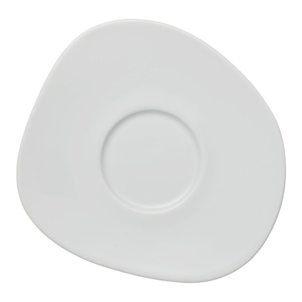 Biely porcelánový tanierik Villeroy &amp; Boch Like Organic, 17,5 cm