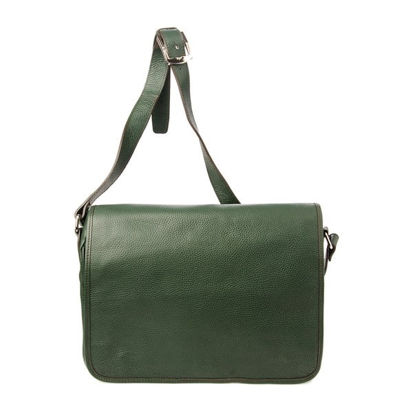 Zelená kožená kabelka Tina Panicucci Stylo