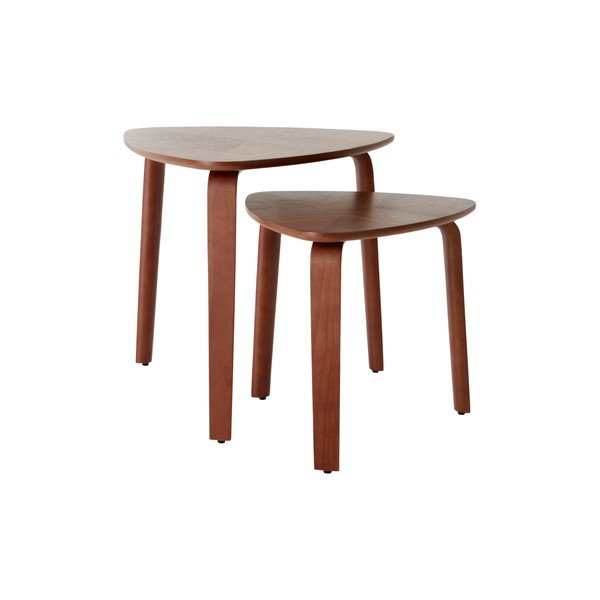 Odkladacie stolíky v súprave 2 ks v dekore orecha 55x56 cm Tulua – Jotex