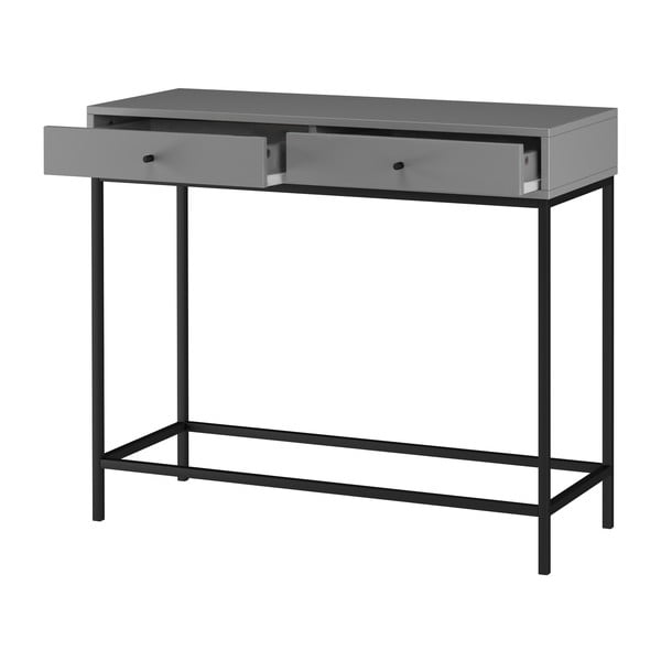 Sivý konzolový stolík 35x90 cm Celine – Støraa