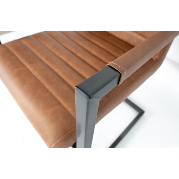 Hnedá jedálenská stolička WOOOD Bas-image-1