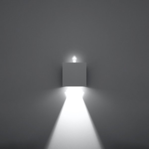 Biele LED nástenné svietidlo Pinio – Sollux-image-4