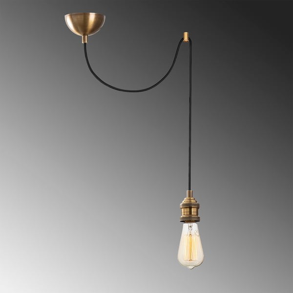 Závesné svietidlo v zlatej farbe Kabluni – Opviq lights-image-1