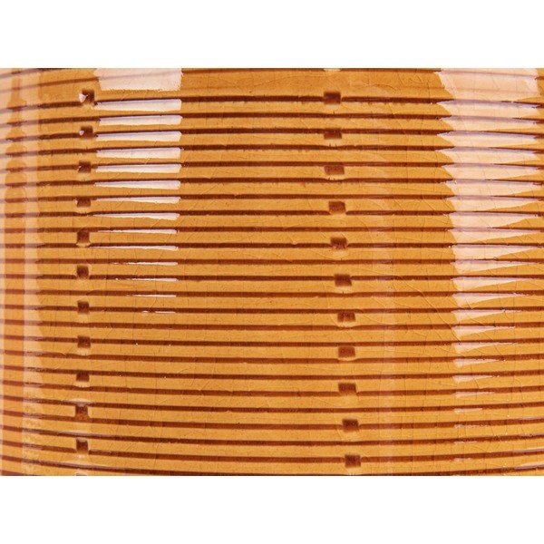 Oranžová keramická váza PT LIVING Bottle, výška 14 cm-image-3