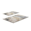 Sivo-béžové kúpeľňové predložky v súprave 2 ks 60x100 cm – Foutastic