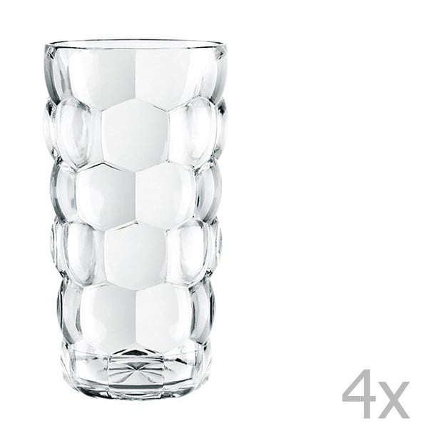 Sada 4 pohárov z krištáľového skla Nachtmann Bubbles, 390 ml