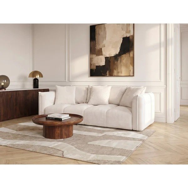 Biela ženilková pohovka Harlem – Bobochic Paris-image-1