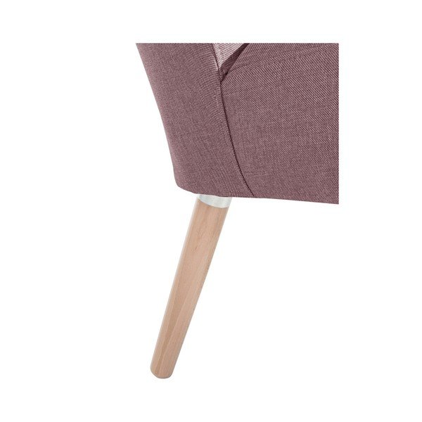 Staroružové kreslo Max Winzer Neele Duro Aubergine-image-3