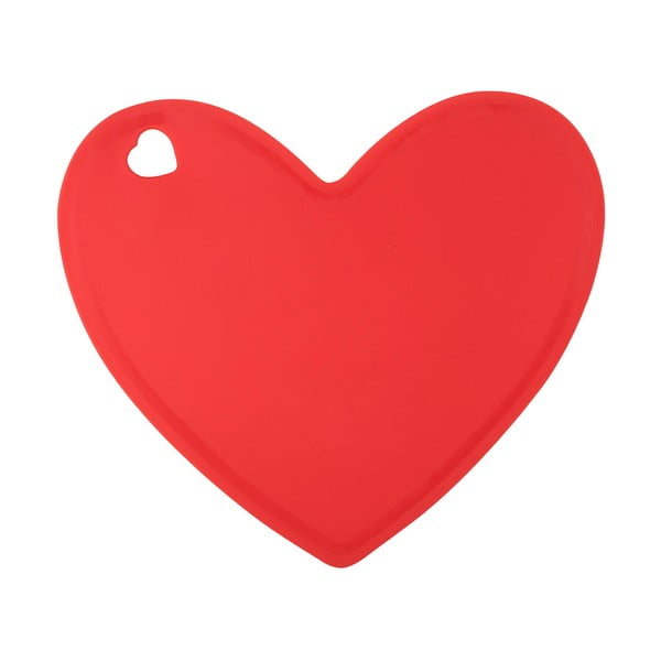 Červená silikónová doska v tvare srdca Tantitoni Lovely
