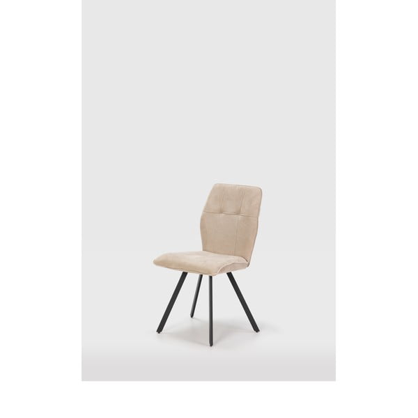 Béžové jedálenské stoličky v súprave 4 ks Mery - Marckeric-image-1