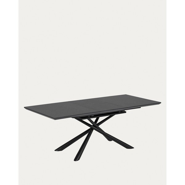 Rozkladací jedálenský stôl s prídavnou doskou s keramickou doskou 90x160 cm Theone – Kave Home-image-4