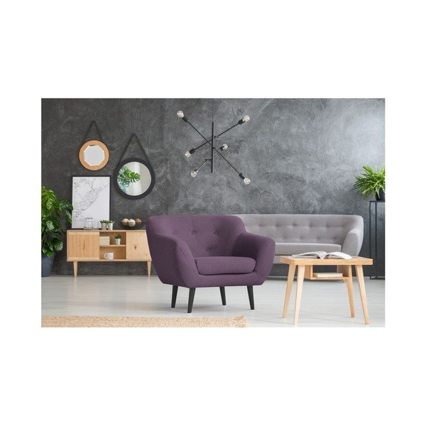 Fialové kreslo Mazzini Sofas Piemont-image-4