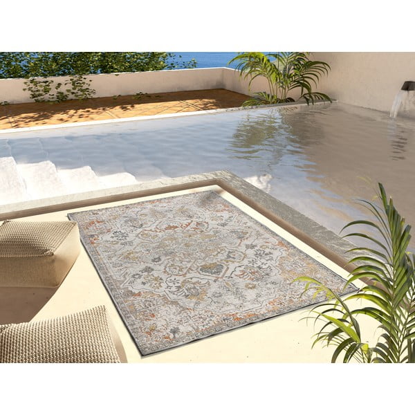 Krémovobiely vnútorný a vonkajší koberec 120x170 cm Samara – Universal-image-1