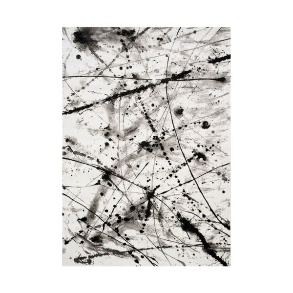 Čierno-biely koberec Webtappeti Manhattan Soho, 160 x 230 cm