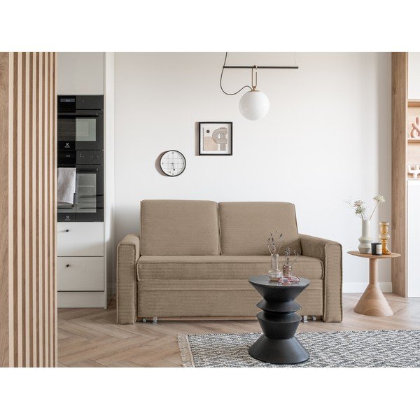 Béžová rozkladacia pohovka 168 cm Lucky Lucy - Miuform-image-1