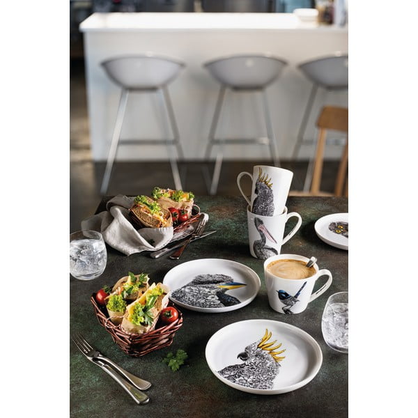 Biely porcelánový tanier Maxwell & Williams Marini Ferlazzo Owl, ø 20 cm-image-1