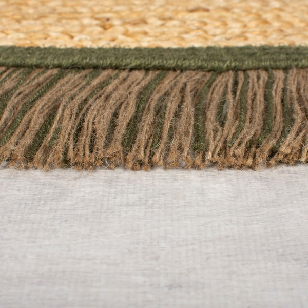 Okrúhly koberec v prírodnej farbe ø 180 cm Kahana – Flair Rugs-image-3