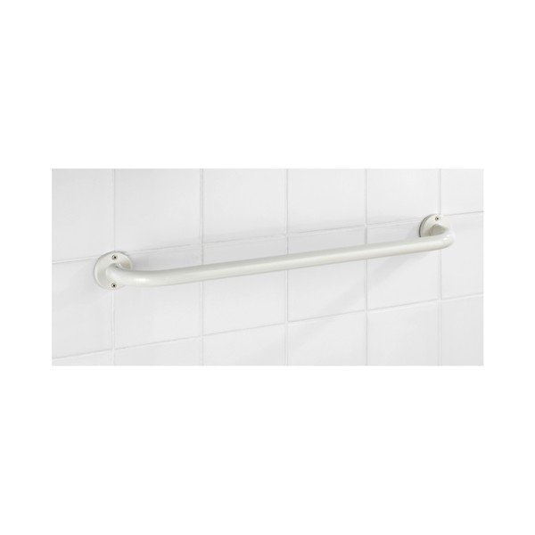 Biele nástenné držadlo do kúpeľne Wenko Basic, 60 cm-image-1