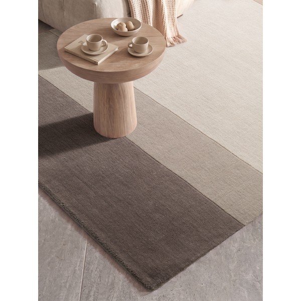 Hnedý/krémovobiely vlnený koberec 120x170 cm Edmund – Villeroy&Boch-image-4