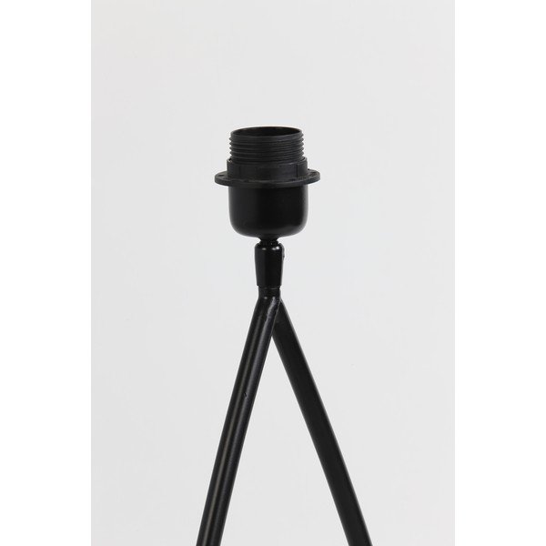 Matne čierny kovový podstavec stolovej lampy 51 cm Tamsu – Light & Living-image-2