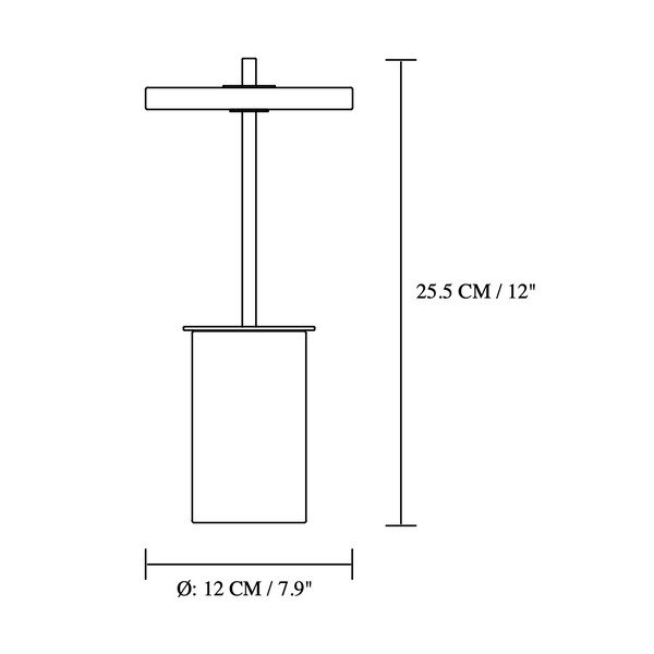 Sivá mramorová LED stolová lampa so stmievačom s kovovým tienidlom (výška  25,5 cm) Asteria Move Mini – UMAGE-image-3
