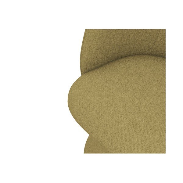 Čalúnené jedálenské kreslo v horčicovej farbe Maia – Makamii-image-4