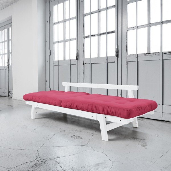 Rozkladacia pohovka Karup Step White/Magenta-image-3