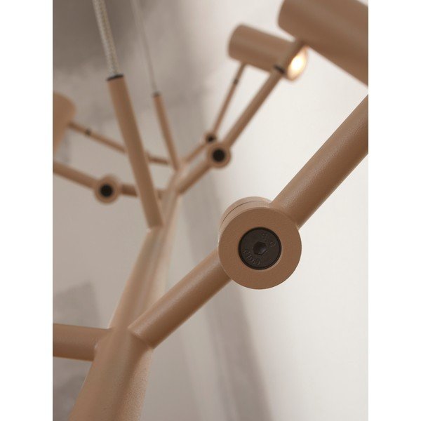 Béžové závesné svietidlo s kovovým tienidlom Montreux – it's about RoMi-image-4