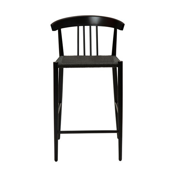 Čierna barová stolička DAN-FORM Denmark Sava, výška 91,5 cm-image-1