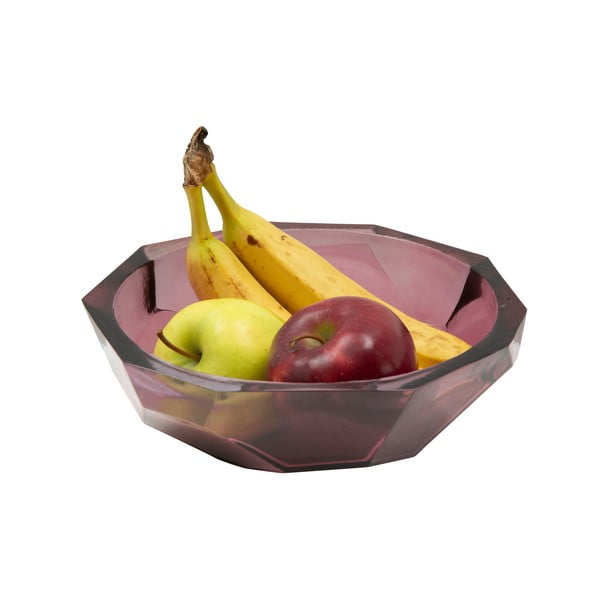 Ružová miska z recyklovaného skla Mauro Ferretti Stone, ø 25 cm-image-4