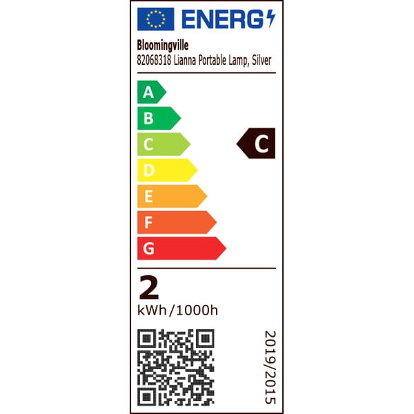 LED stolová lampa v striebornej farbe s kovovým tienidlom (výška 28 cm) Lianna – Bloomingville-image-4
