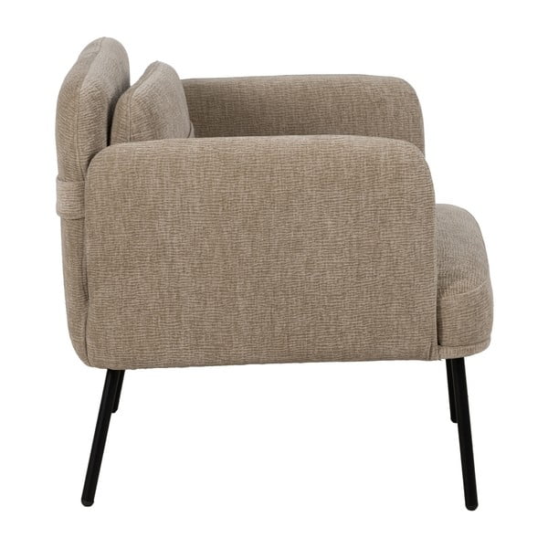 Béžové ženilkové kreslo Bind – Ixia-image-3