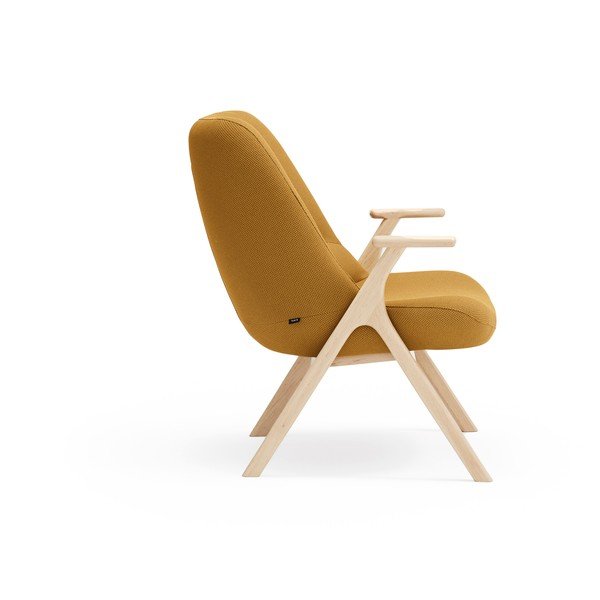 Kreslo v horčicovej farbe Dins – Teulat-image-2