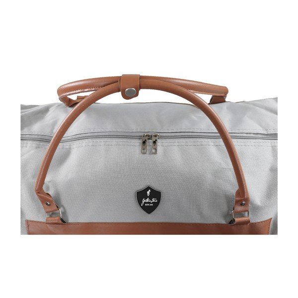 Sivá cestovná taška na kolieskach GENTLEMAN FARMER Oslo, 93 l-image-1