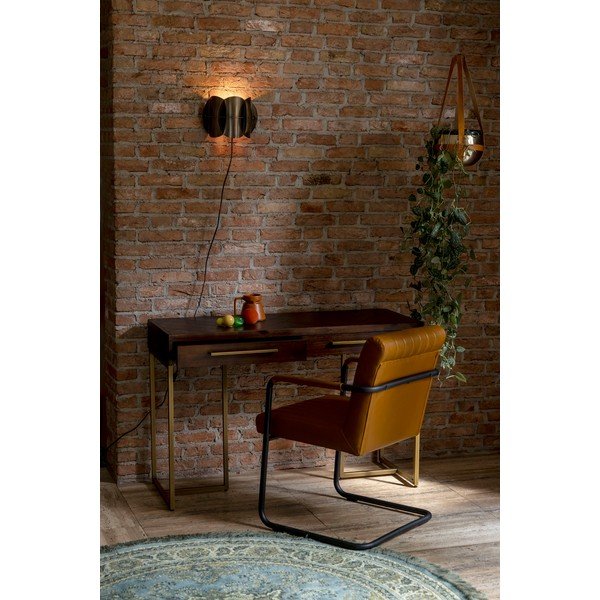 Konzolový stolík v dekore akácie v tmavo prírodnej farbe 45x120 cm Class – Dutchbone-image-1