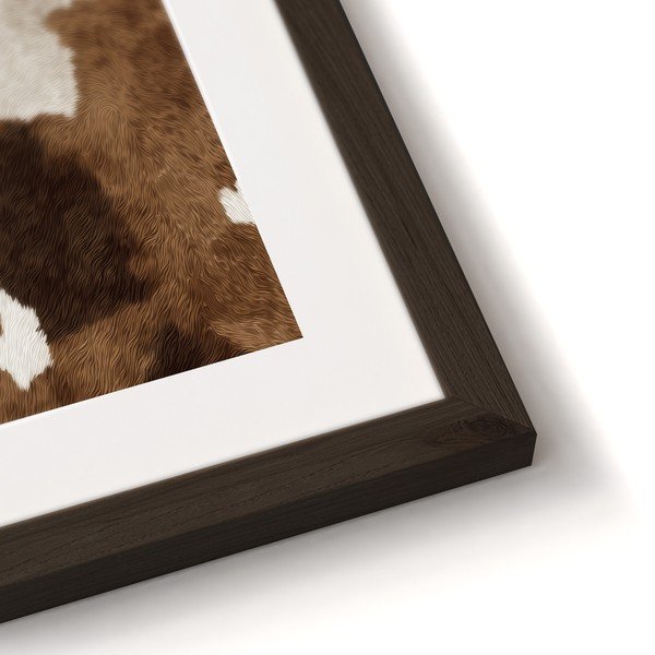 Tlačený obraz s rámom 30x40 cm Cowhide – Styler-image-4